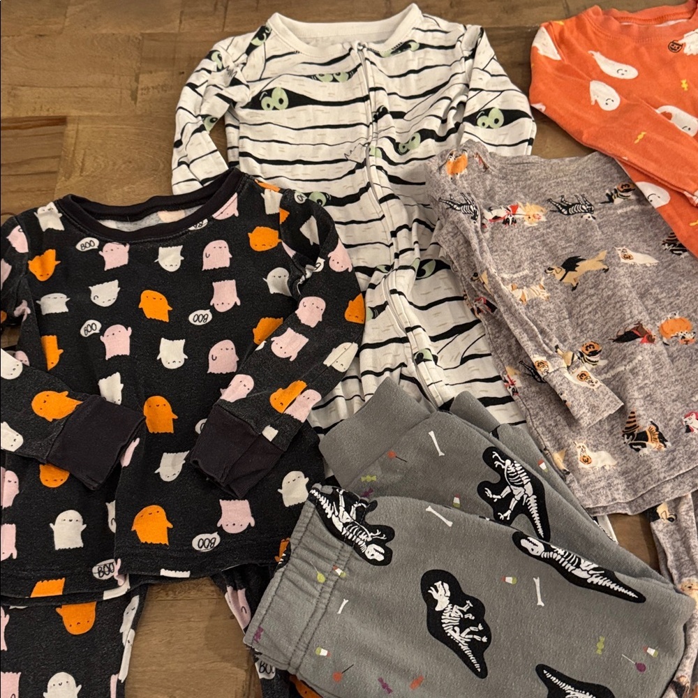 Halloween Pumpkin ghost bundle 9 pcs size 18-24 months - Picture 2 of 9